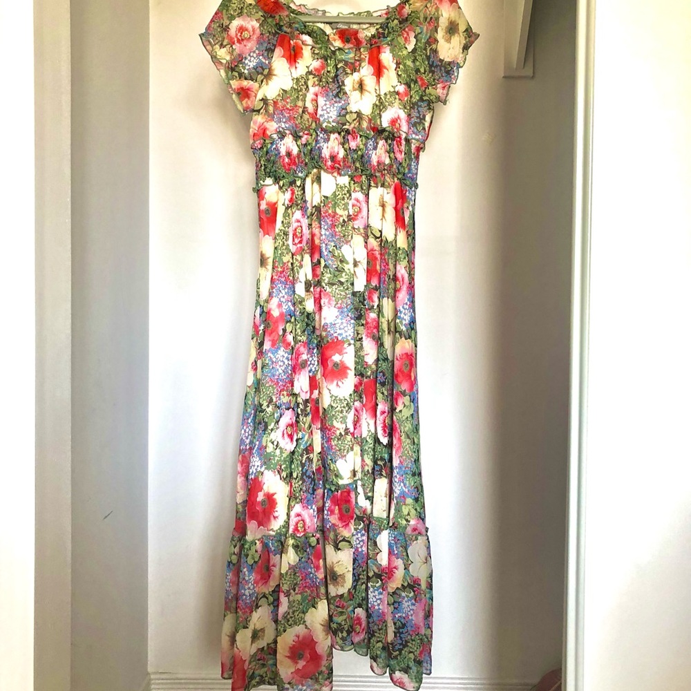 Long Boheme Silk Dress